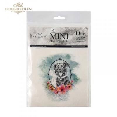 Farm Animals #2 | Mini Rice Paper Set | ITD Paper for Decoupage | 6'' x 6'' Sheets