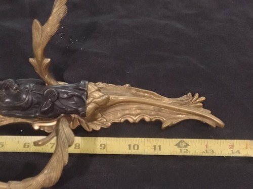 Antique French Maison Bagues Bronze Louis XV Style Chinoiserie Figural Sconces - Picture 17 of 18