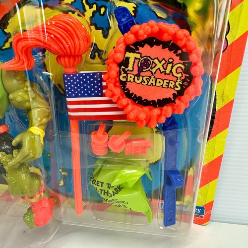 Vintage 1991 Playmates Toxic Crusaders TOXIE action figure Unpunched MOC VTG - Bild 3 von 10