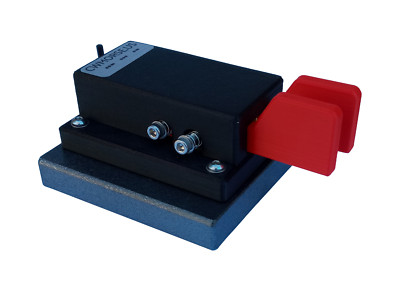 Red Double Paddle With Steel Base - Mini Yack Keyer - 1/8'' & 1/4'' Cables