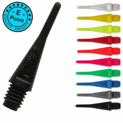     500x E-Point Soft Dart Spitzen Dartspitzen Dartpoints Points Tips 2BA kurz