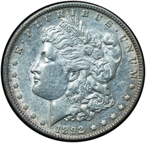 1892 Morgan Dollar Choice AU Details - Great Eye Appeal!