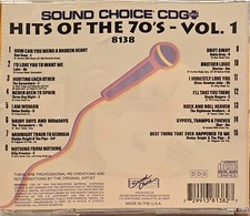 SC8138 70'S    SOUND CHOICE KARAOKE LOT SH