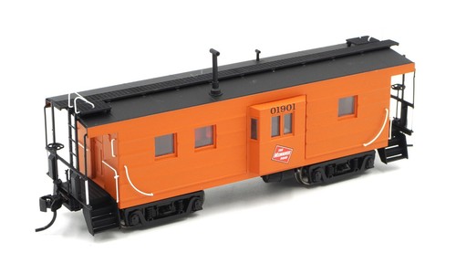 Walthers Platinum HO Milwaukee Road Costola laterale caboose MILW #01901 - Foto 4 di 9