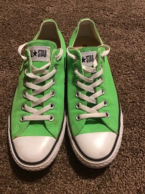 converse all star low green