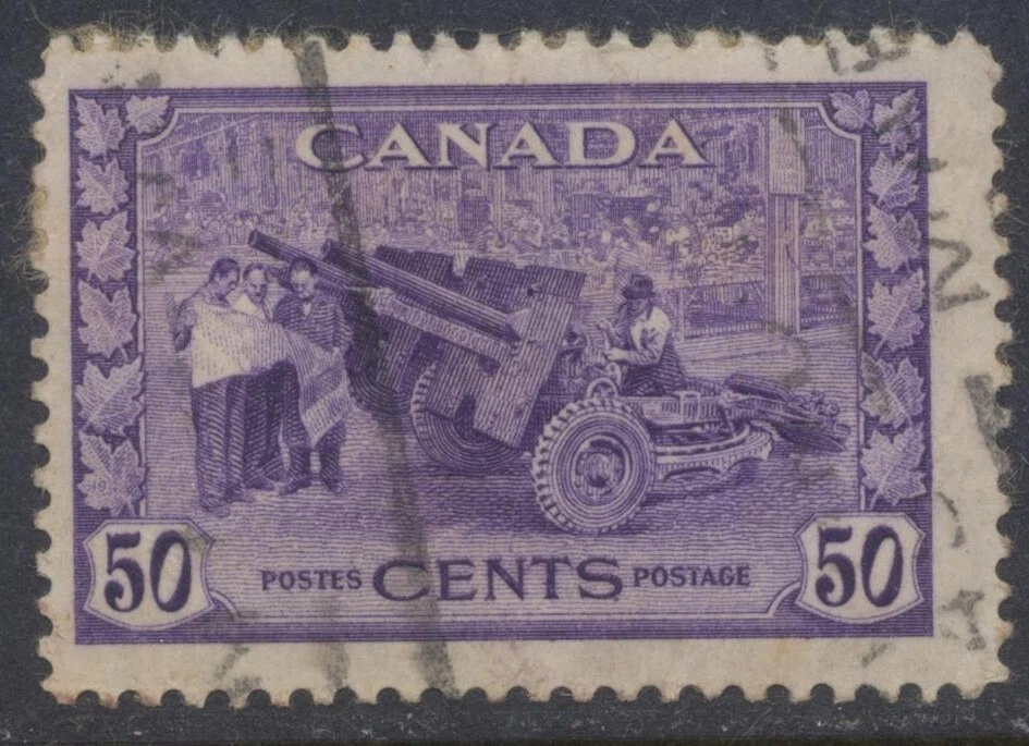Canada Stamps: 1942 War Effort 8c to 50c Used SG382/7; CV £36; - Image 3 of 4