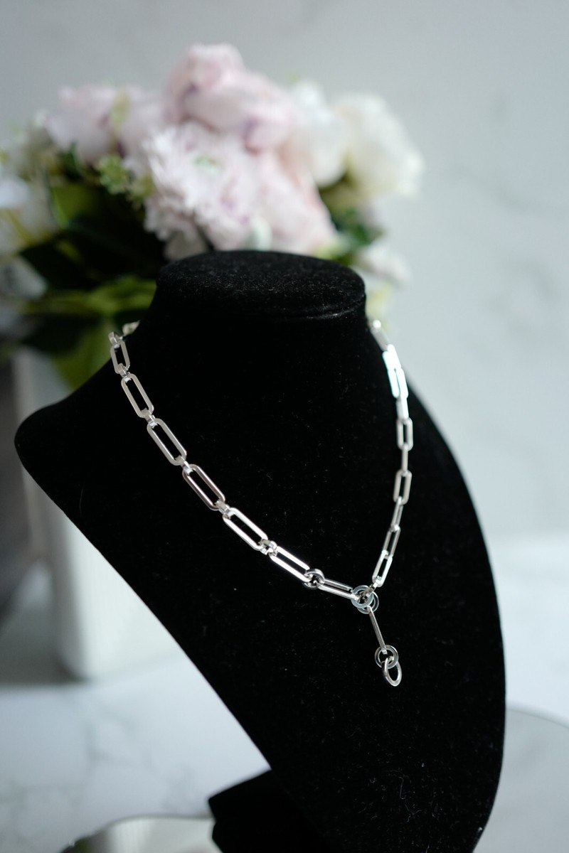 NEW Hermès Kelly Chaine Double Bracelet/Choker in Sterling
