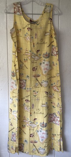 Hilo Hattie Hawaiian Long Dress sz.M - Picture 2 of 9