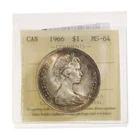 1 Dollar 1966 LgeBds ICCS MS-64