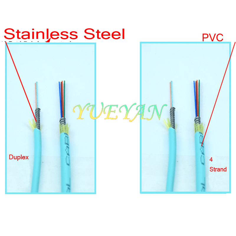 3m Armored LCSC UPC MM OM3 10GB Cable Duplex Fiber Optical Jumper Patch Cord eBay