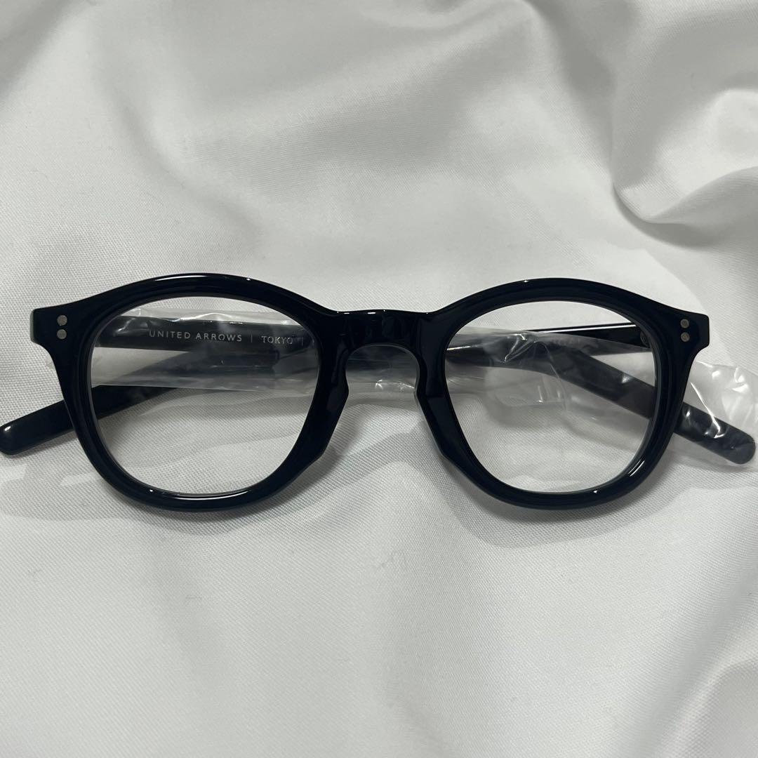 KANEKO OPTICAL × UNITED ARROWS Matt Kaneko Optical×United Arrows Black Eyeglasses frame Made in
