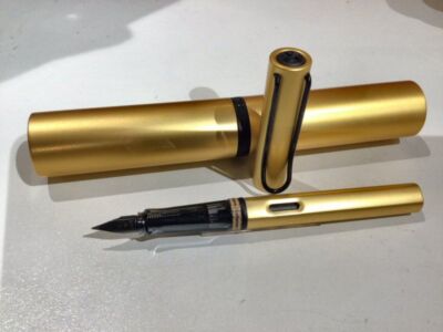  LAMY Al-Star fountain pen, gold, Special with black clip