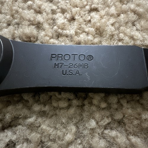Proto USA 26mm Box End Torque Head Wrench H7-26MB Made In USA - Picture 2 of 7