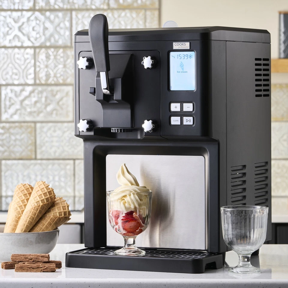 Digital Luxury Soft Serve Ice Cream Maker 1.5L Self-Cooling Compressor - Image 2 of 3