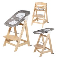Roba Treppenhochstuhl 'Born Up', Set 2In1, 'Sternenzauber', Mit Liegefunktion