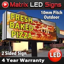 LED Sign Outdoor Full Color Double Sided LED Programmable Message Digital Sign
