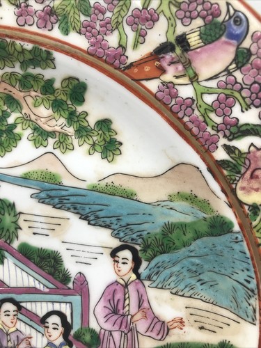 Antique Chinese Porcelain Plate Da Qing Qianlong Nian Zhi Qing Dynasty - 第 12/12 張圖片