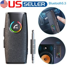 Wireless Bluetooth 5.3 Audio Receiver Music Handsfree 3.5mm AUX Home Car Adapter