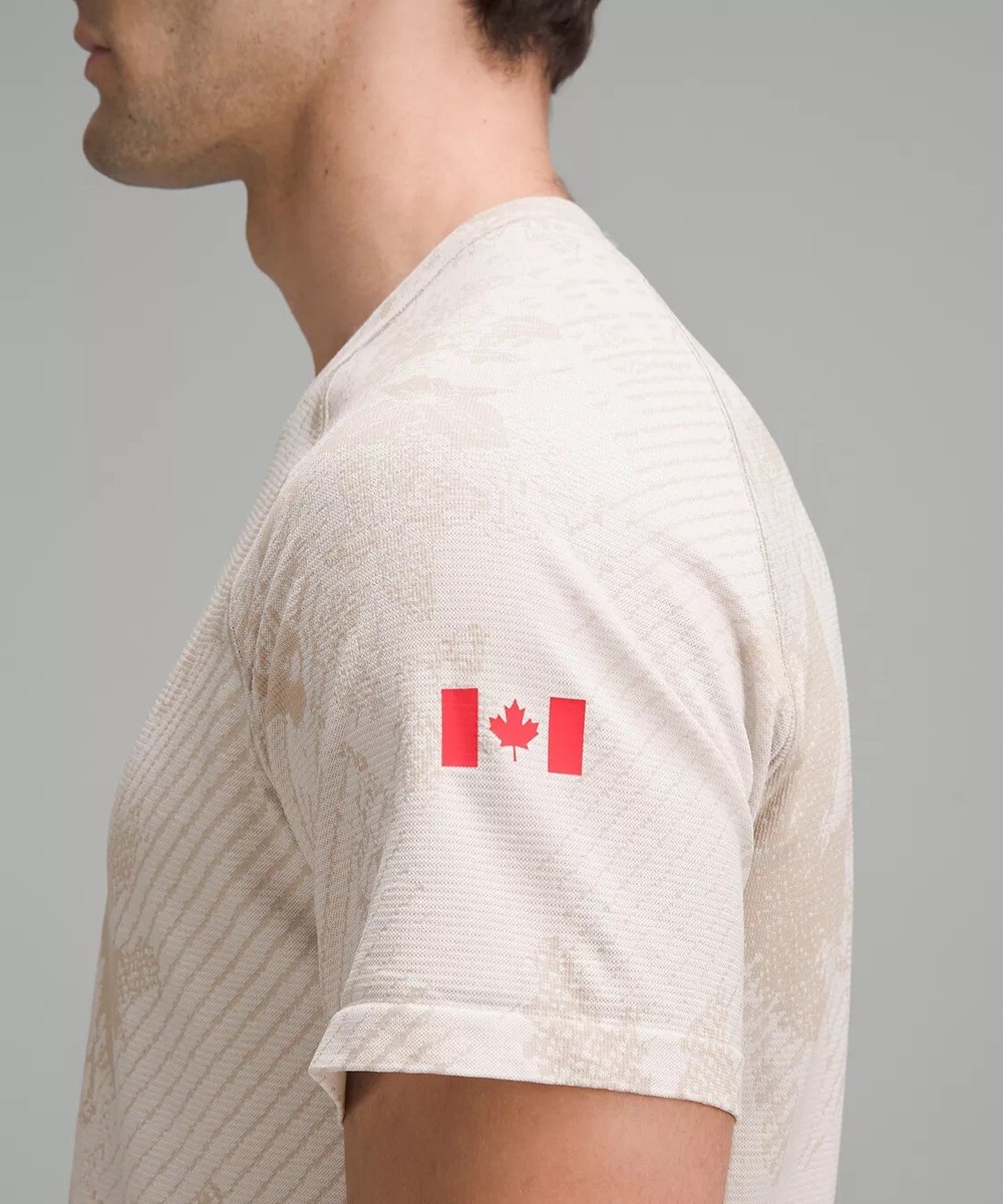 lululemon Team Canada Men's Metal Vent Tech Short Sleeve Shirt NEW