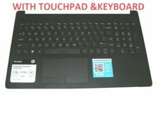 New Genuine HP 15-DA 15-DR 15-DB Palmrest TouchPad W/Keyboard L20387-001
