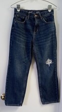 Old Navy High Rise Slouchy Straight Jeans Blue Size 12