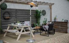 La Hacienda Outdoor Heater, Adjustable Floor Standing RRP £399.00