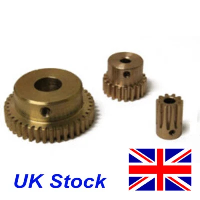 Brass Spur Gear, 0.8 Mod tooth pitch, UK Seller