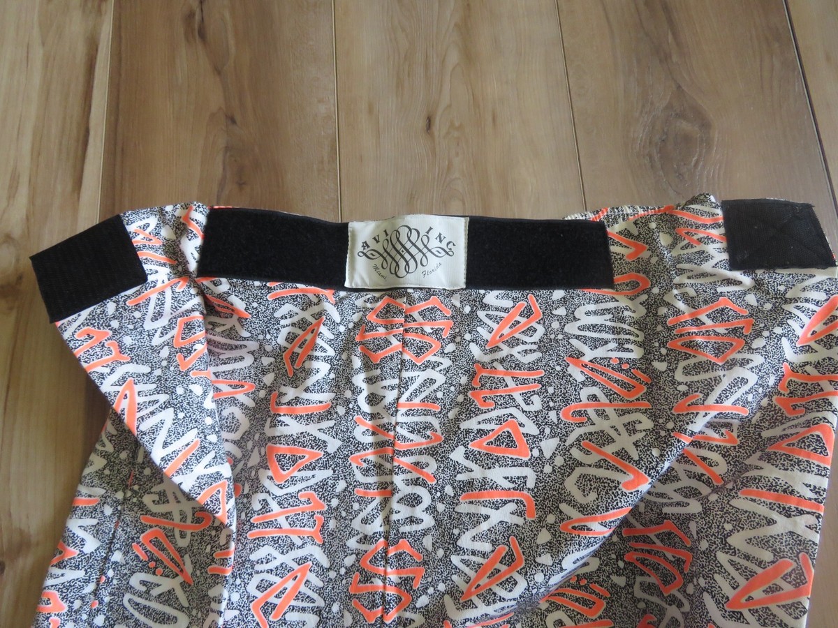VTG Avi Inc Subaz Style Pants 80s 90s Geometric Neon