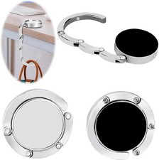 2X Tisch Handtaschenhalter Haken Faltbare Antirutsch Taschenhaken Halterung für