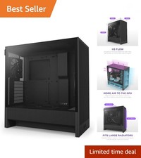 H5 Flow 2024 - Compact ATX Mid-Tower PC Gaming Case - High Airflow - 2 x 120m...