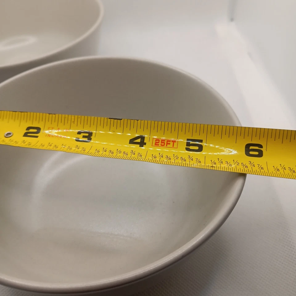 "Lote de 2 tazones de sopa/cereal gris claro IKEA 5 5/8"" de ancho 2 1/2"" de alto". 120 11 Foto 4 de 4