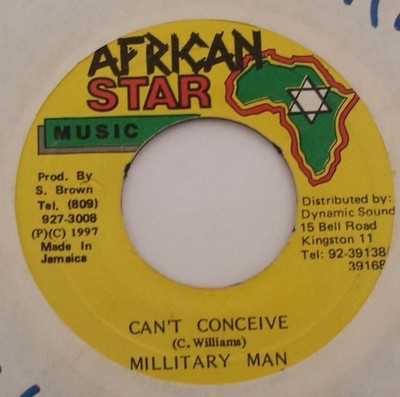 Millitary Man - Can't Conceive (7'')