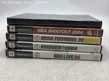 Sony PlayStation 2 NBA Shootout 2004 And More Video Games Lot Of 5