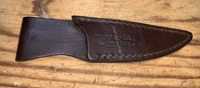 Vtg Gil Hibben Thrower Throwing Knife Leather Sheath