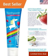 Kid-Friendly Strawberry Toothpaste - Naturally Derived, 3.75 Oz, Fluoride Free