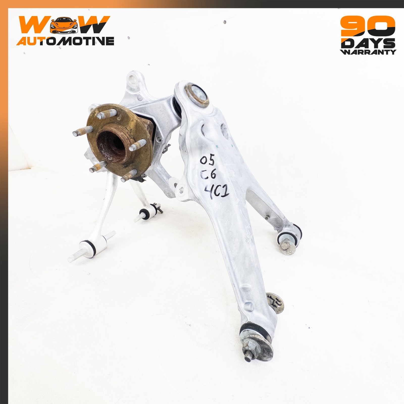 04-13 CHEVROLET CORVETTE C6 XLR FRONT LEFT KNUCKLE SUSPENSION ASSEMBLY OEM