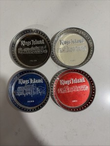 Old Kings Island Ash Trays Various Country’s Lot of 4
