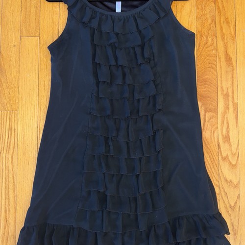 Xhilaration Sleeveless Black Lace Lined Opaque Shift Sheath Dress Size Large - Picture 17 of 20