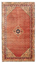 3'8" x 6'8" Vintage Hand Knotted Area Rug Traditional Oriental Wool Carpet