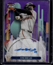 2025 Topps Finest Jung Hoo Lee Purple Auto 005/125