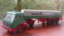 WIKING Mercedes 1632 S Zugmaschine - HOECHST Frigen Chemikalien Tank-Sattelzug