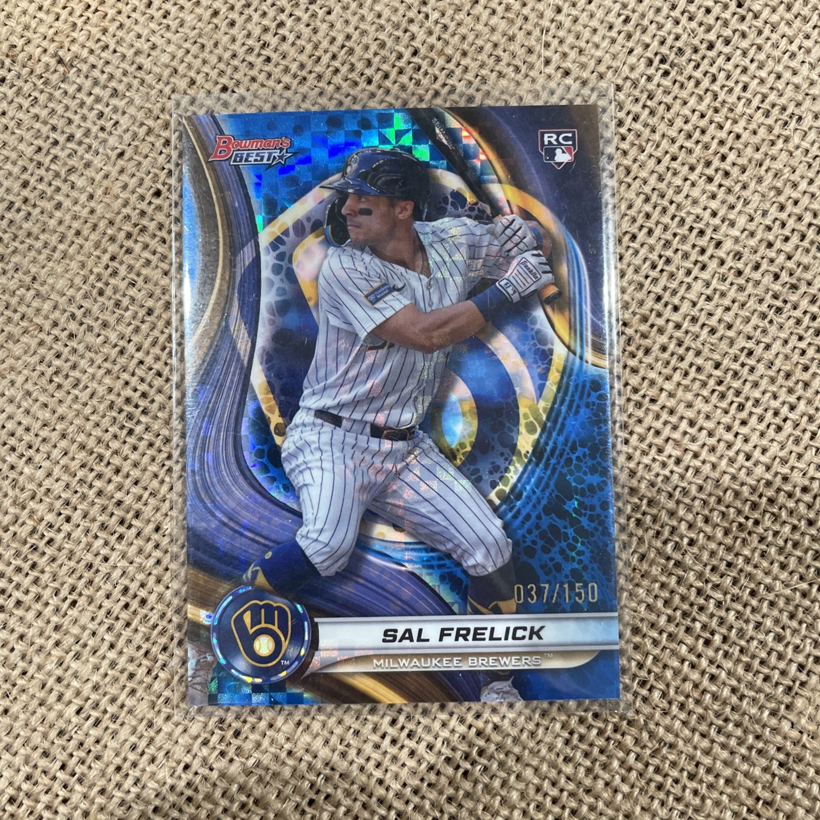 2024 Bowman's Best - Sal Frelick #37 Blue Refractor /150 (RC)