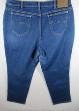 Vintage 80s 90s Lee High Rise Mom Jeans Plus Size 24W Blue Union Label