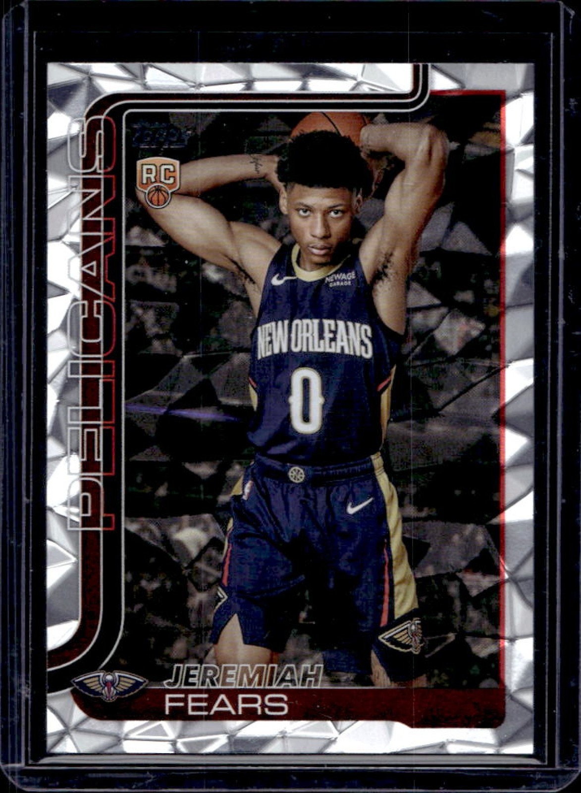 2025-26 Topps Jeremiah Fears RC Diamante Rookie #207 Pelicans