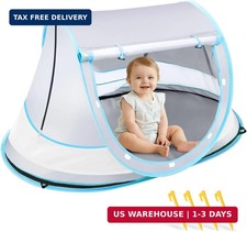 Baby Beach Tent, Pop Up Beach Tent Sun Shade for Beach, UPF 50 UV Protection Su