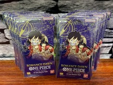 NEW One Piece Romance Dawn English OP-01 Sleeved Sealed Blister Pack Lot of 10