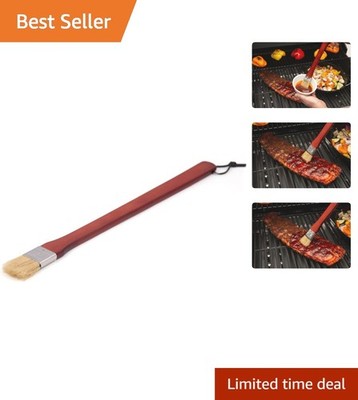 Cooking Basting Brush with Hardwood Handle 18 Inch Length