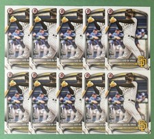 (10) 2025 Bowman Paper Leo De Vries Card Lot Oakland Athletics Rookie RC #BP-59