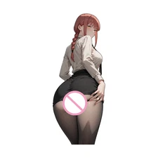 EARLFAMILY 5.1" Makima Car Sticker Occlusion ATV Artistic Auto SUV Vehicle Decal