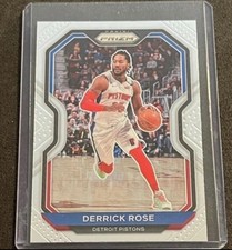 2020 Panini Prizm #231 Derrick Rose Detroit Pistons
